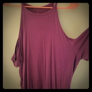 American Eagle soft & sexy off the shoulder tee